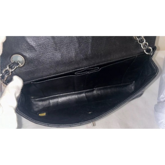 🌟SOLD🌟CHANEL Classic CC East West Quilted Lambskin Shoulder Bag Black - Picture 12 of 14